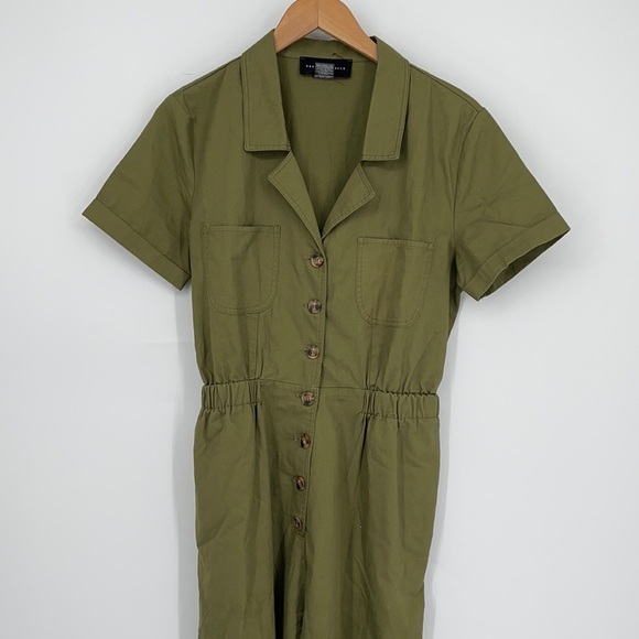 know.one.cares Pants - KNOW ONE CARES Utilitarian Short Sleeve Jumpsuit